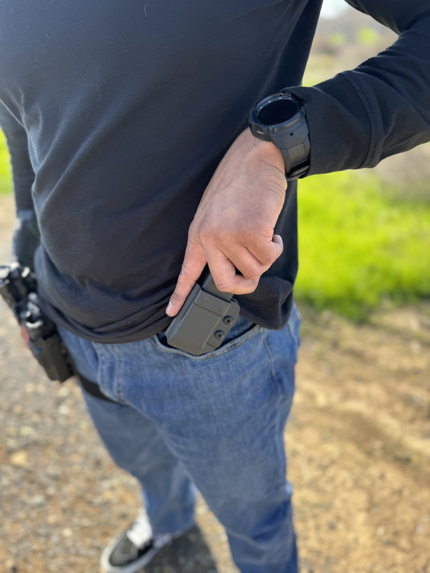 Adjustable (360°) Pistol Magazine Pouch (Double Stack Glock/Sig)