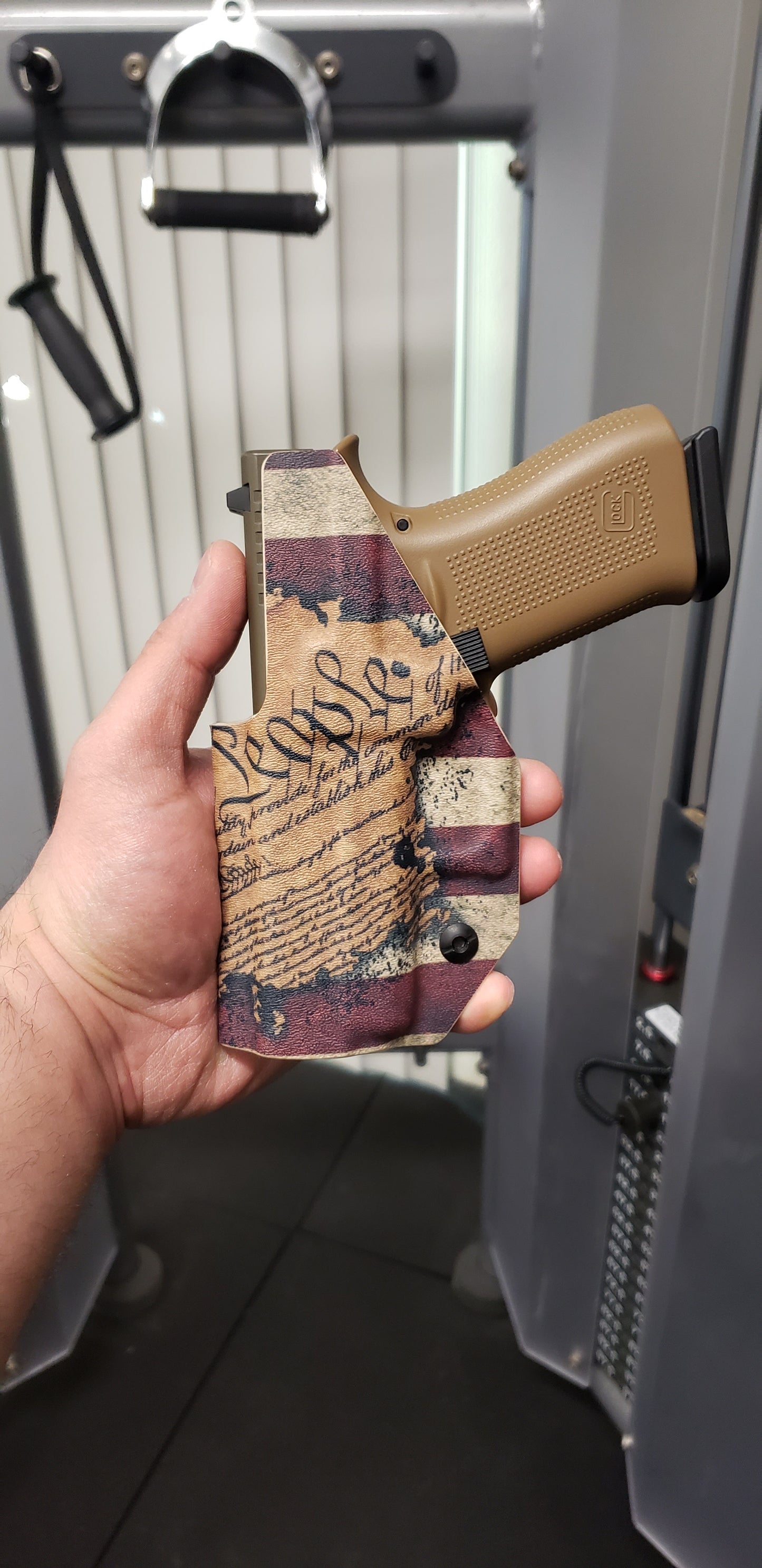 Taco Style “We the People” Kydex Holster – Patriotic Print for Everyday Carry