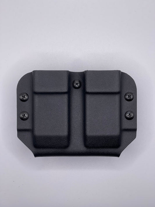 Side-Facing Double Magazine Carrier – Double Stack 9mm/.40 (Not for 2011 Mags)